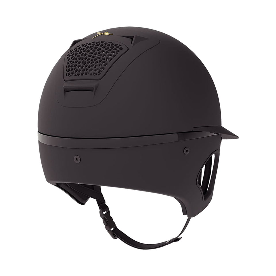 Freejump Voronoï Riding Hat with Temple Protection - Black Matte