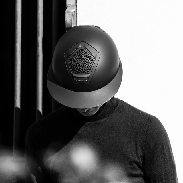 Freejump Voronoï Riding Hat with Temple Protection - Black Matte