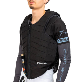 Freejump X'Air Safe Hybrid Air Vest and Body Protector - Black