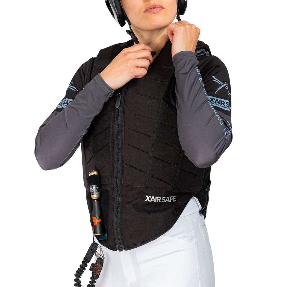 Freejump X'Air Safe Hybrid Air Vest and Body Protector - Black