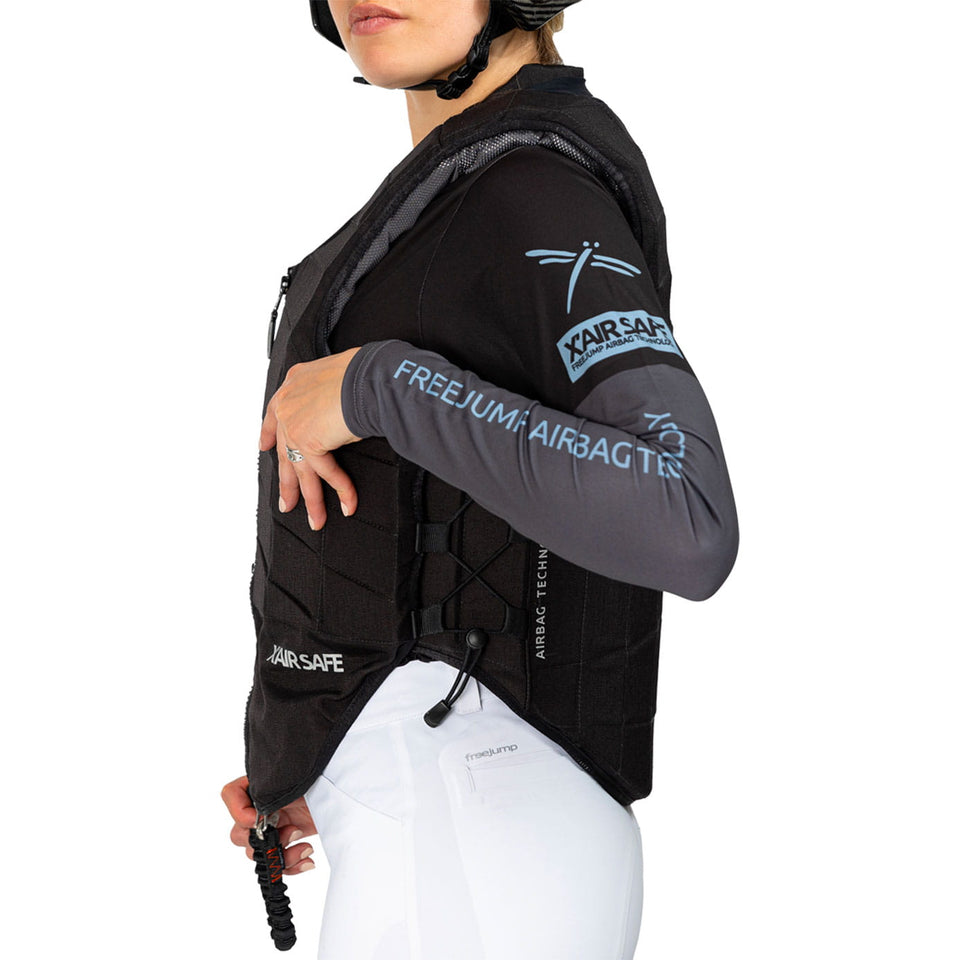 Freejump X'Air Safe Hybrid Air Vest and Body Protector - Black