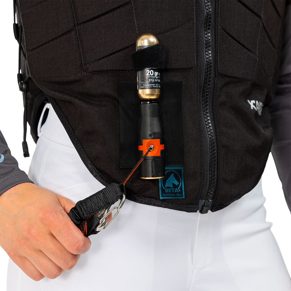 Freejump X'Air Safe Hybrid Air Vest and Body Protector - Black