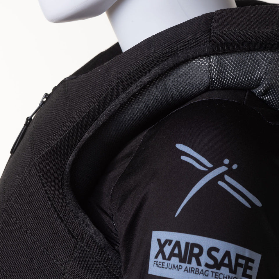 Freejump X'Air Safe Hybrid Air Vest and Body Protector - Black