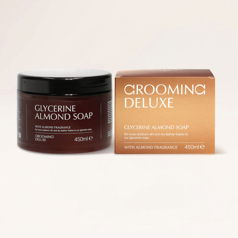 Grooming Deluxe Glycerine Almond Saddle Soap 450ml