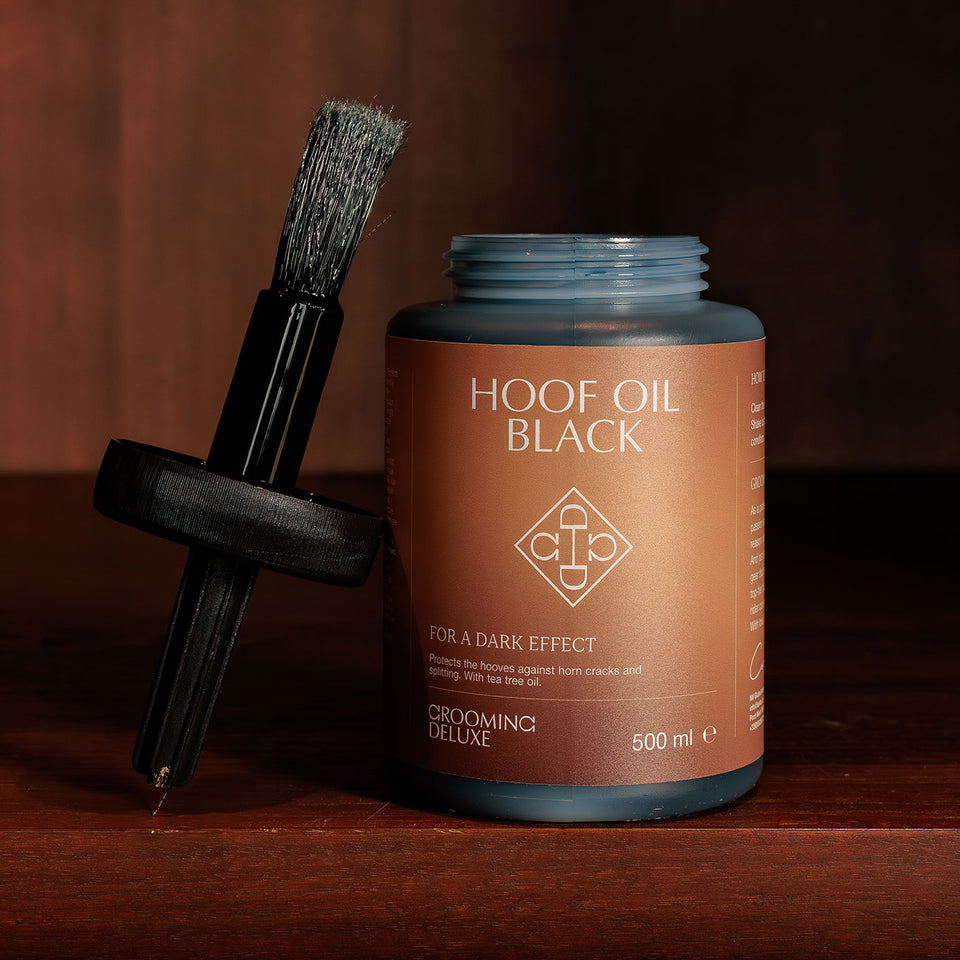 Grooming Deluxe Hoof Oil Shine - Black 500ml