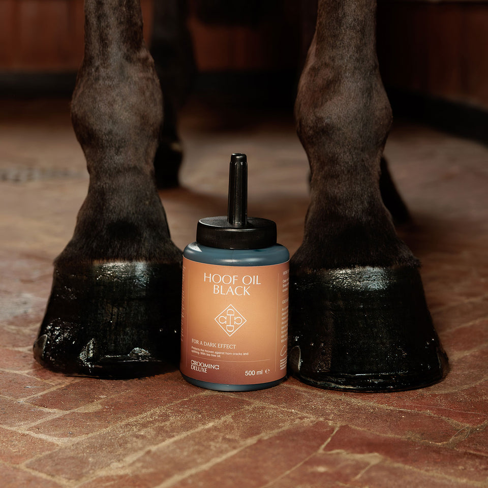 Grooming Deluxe Hoof Oil Shine - Black 500ml