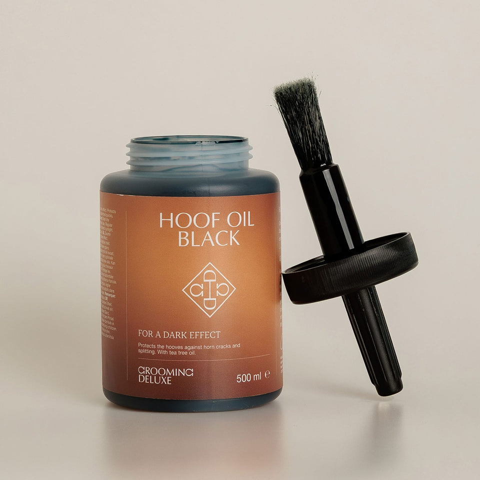 Grooming Deluxe Hoof Oil Shine - Black 500ml