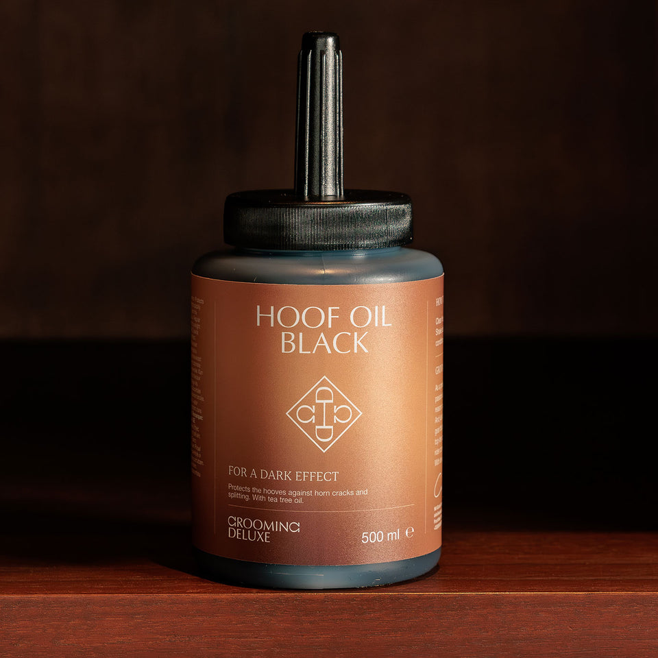 Grooming Deluxe Hoof Oil Shine - Black 500ml