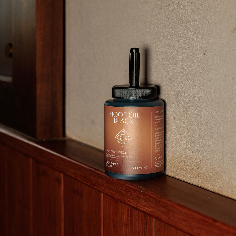 Grooming Deluxe Hoof Oil Shine - Black 500ml