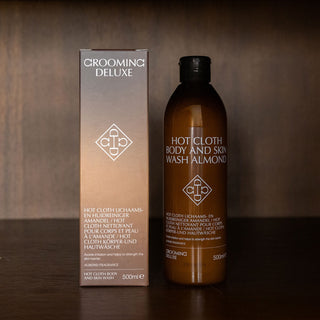 Grooming Deluxe Hot Cloth Body & Skin Wash - Almond 500ml