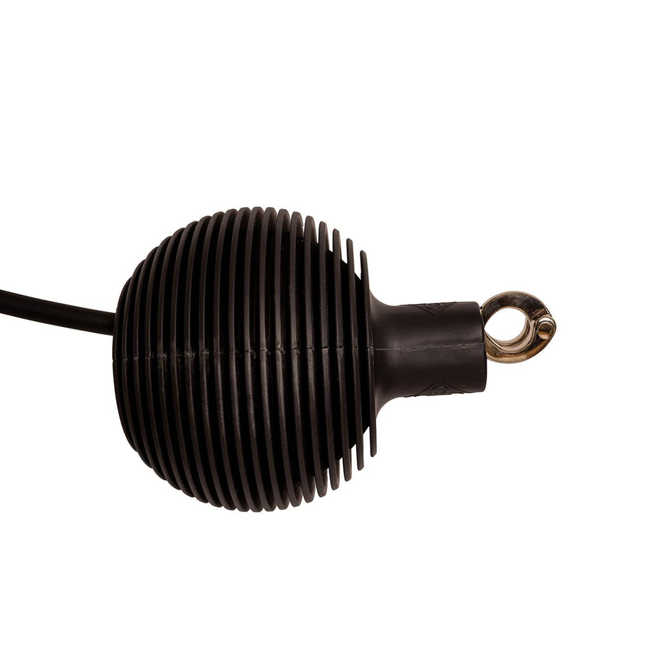 Grooming Deluxe Rubber Ball Pro Lead and Wall Protector - Black