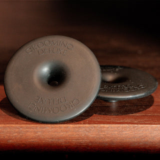 Grooming Deluxe Silicone Gel Bit Rings - Brown