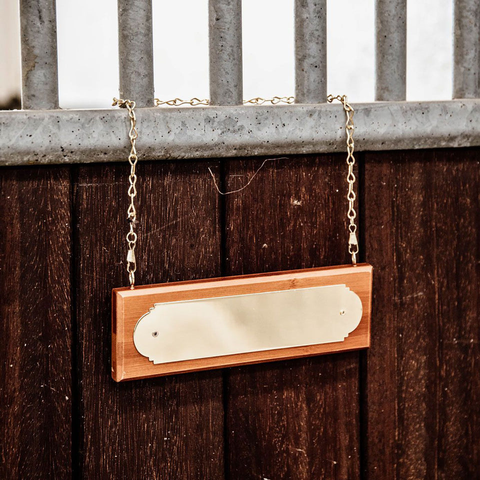 Grooming Deluxe Hanging Stable Name Plate