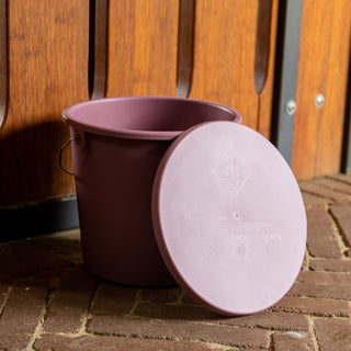Grooming Deluxe Bucket with Lid 5L - Old Rose