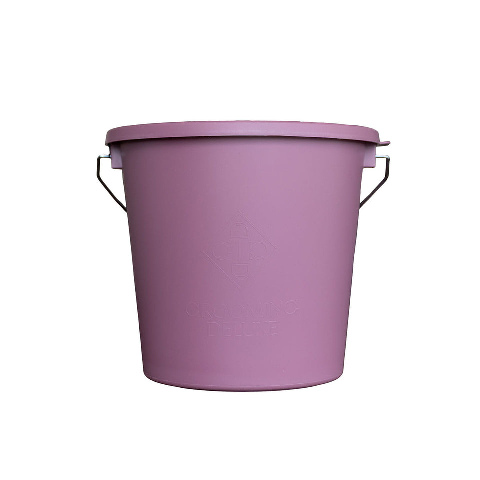 Grooming Deluxe Bucket with Lid 5L - Old Rose