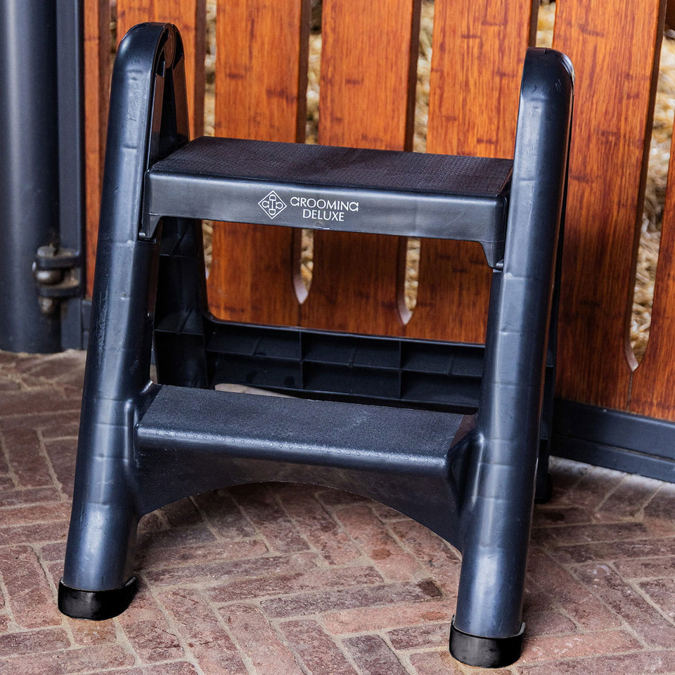 Grooming Deluxe Foldable Steps 58cm - Black