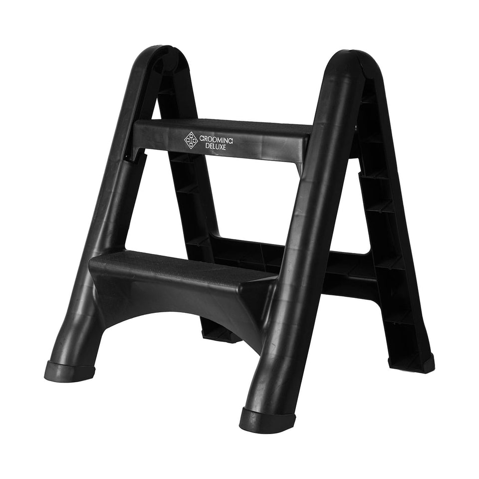 Grooming Deluxe Foldable Steps 58cm - Black