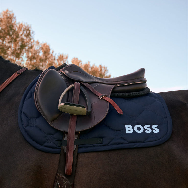BOSS Equestrian Hampton Jumping Saddle Cloth - Sky Captain