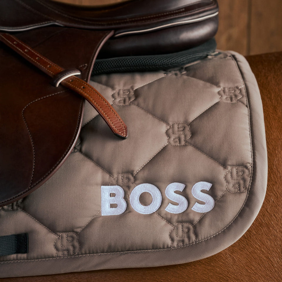 BOSS Equestrian Hampton Jumping Saddle Cloth - Walnut