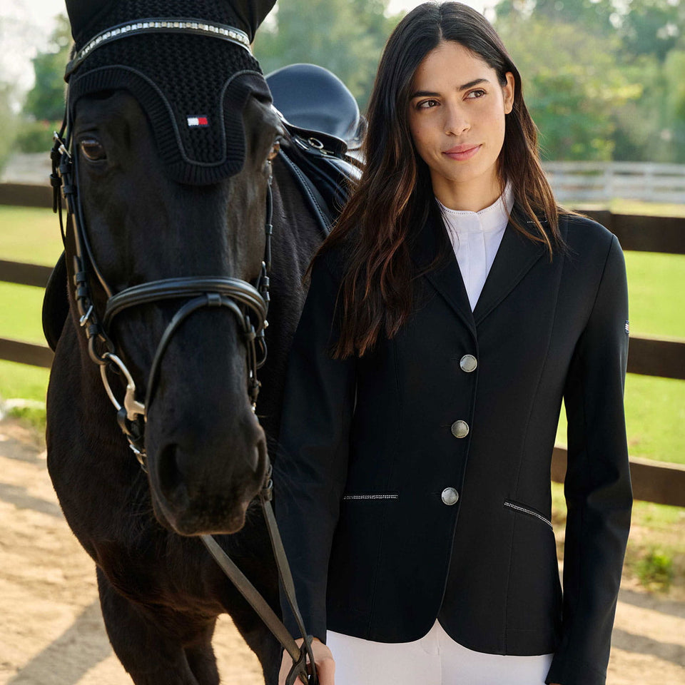 Tommy Hilfiger Costa Rhinestone Show Jacket - Black