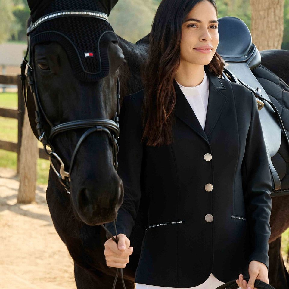 Tommy Hilfiger Costa Rhinestone Show Jacket - Black