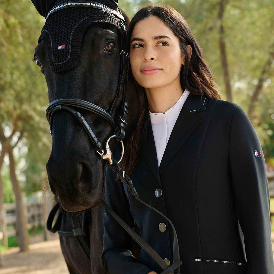 Tommy Hilfiger Costa Rhinestone Show Jacket - Black