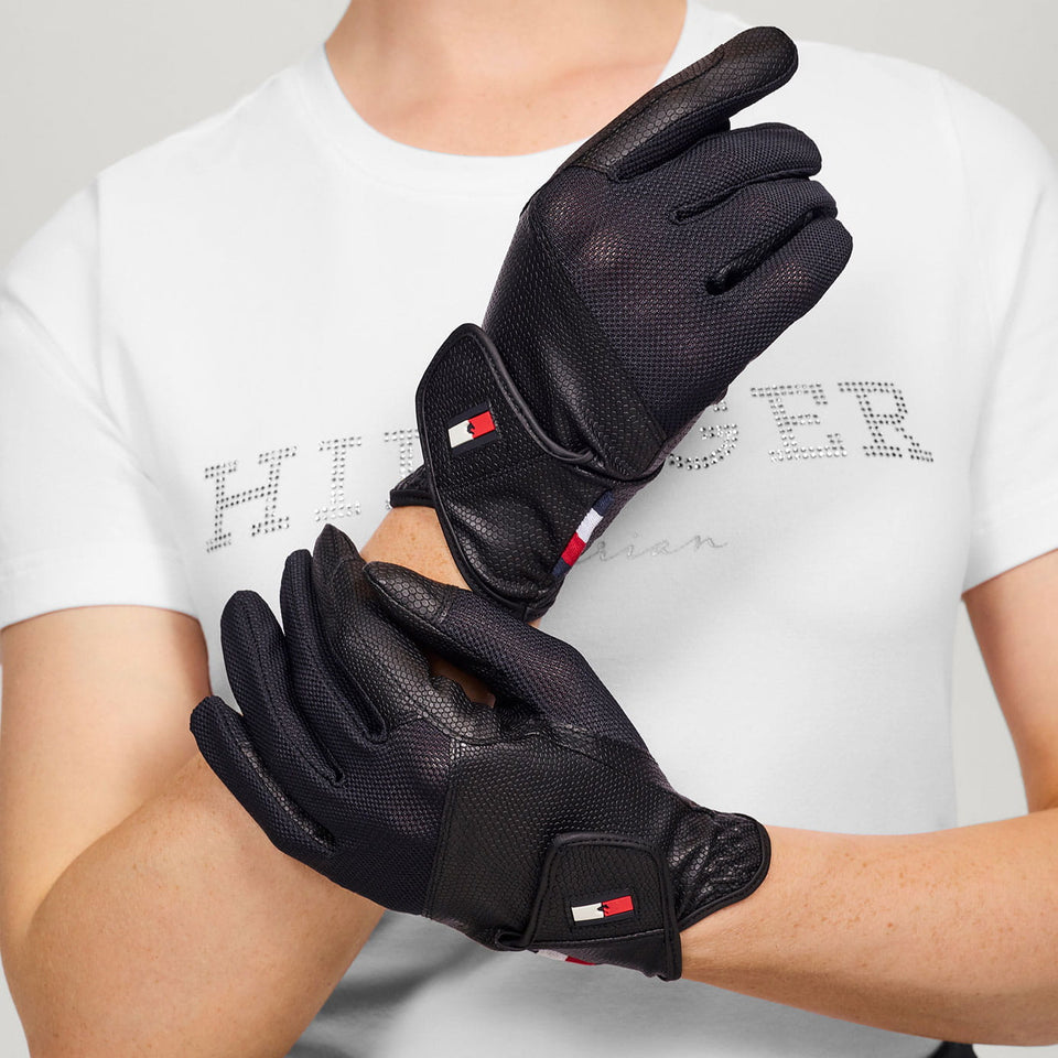 Tommy Hilfiger Duke Riding Gloves - Black