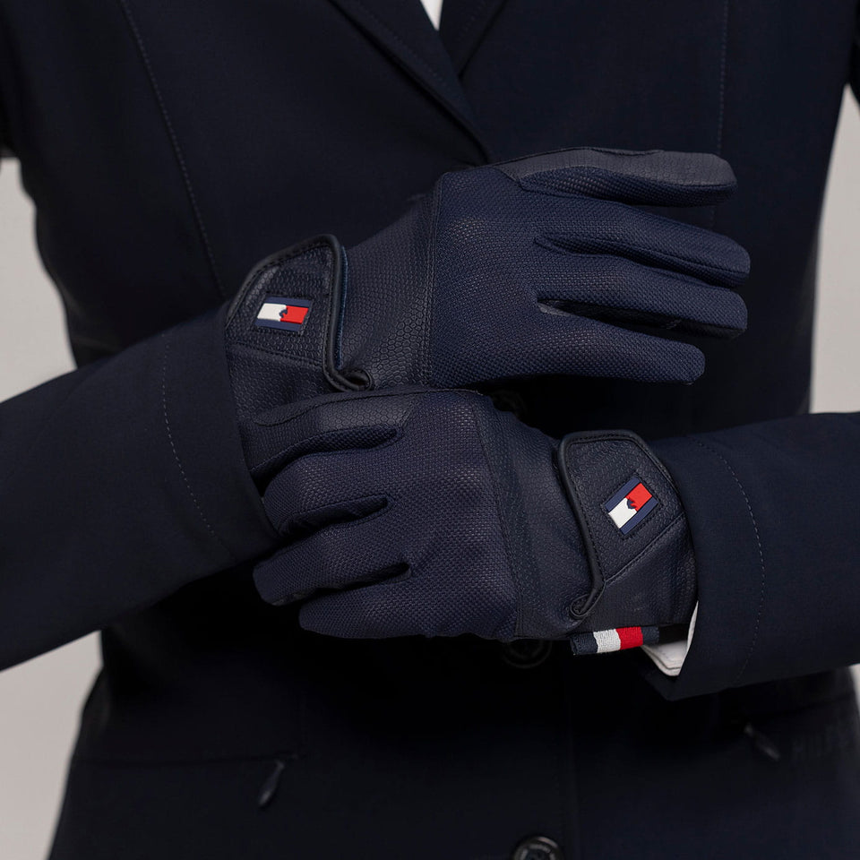 Tommy Hilfiger Duke Riding Gloves - Desert Sky