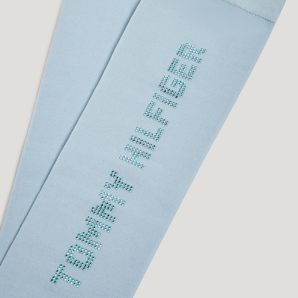 Tommy Hilfiger Fontana Rhinestone Riding Socks - Sweet Blue