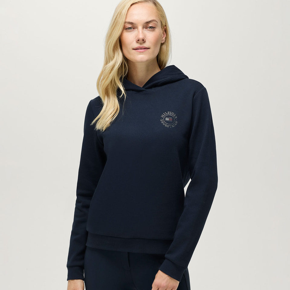 Tommy Hilfiger Hollywood Rhinestone Hoodie - Desert Sky