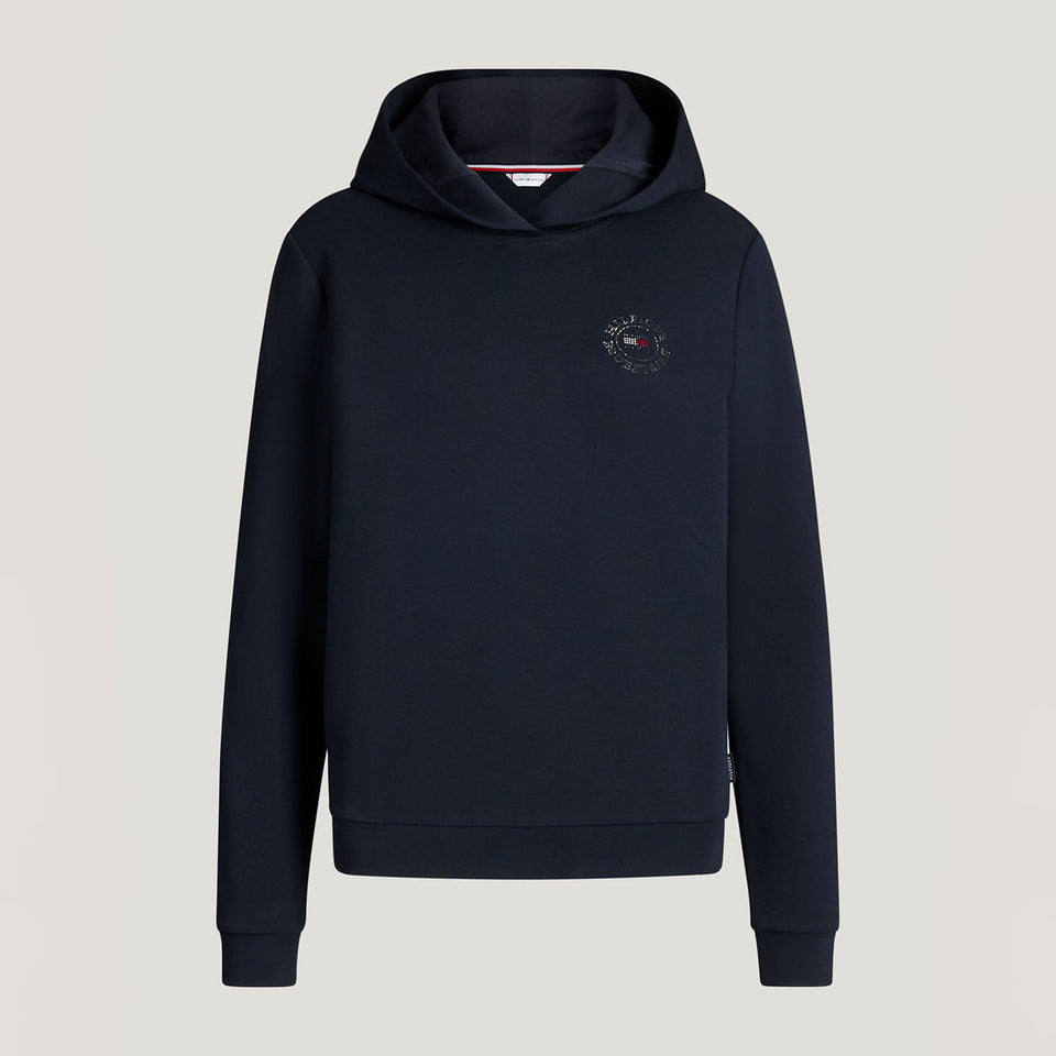 Tommy Hilfiger Hollywood Rhinestone Hoodie - Desert Sky