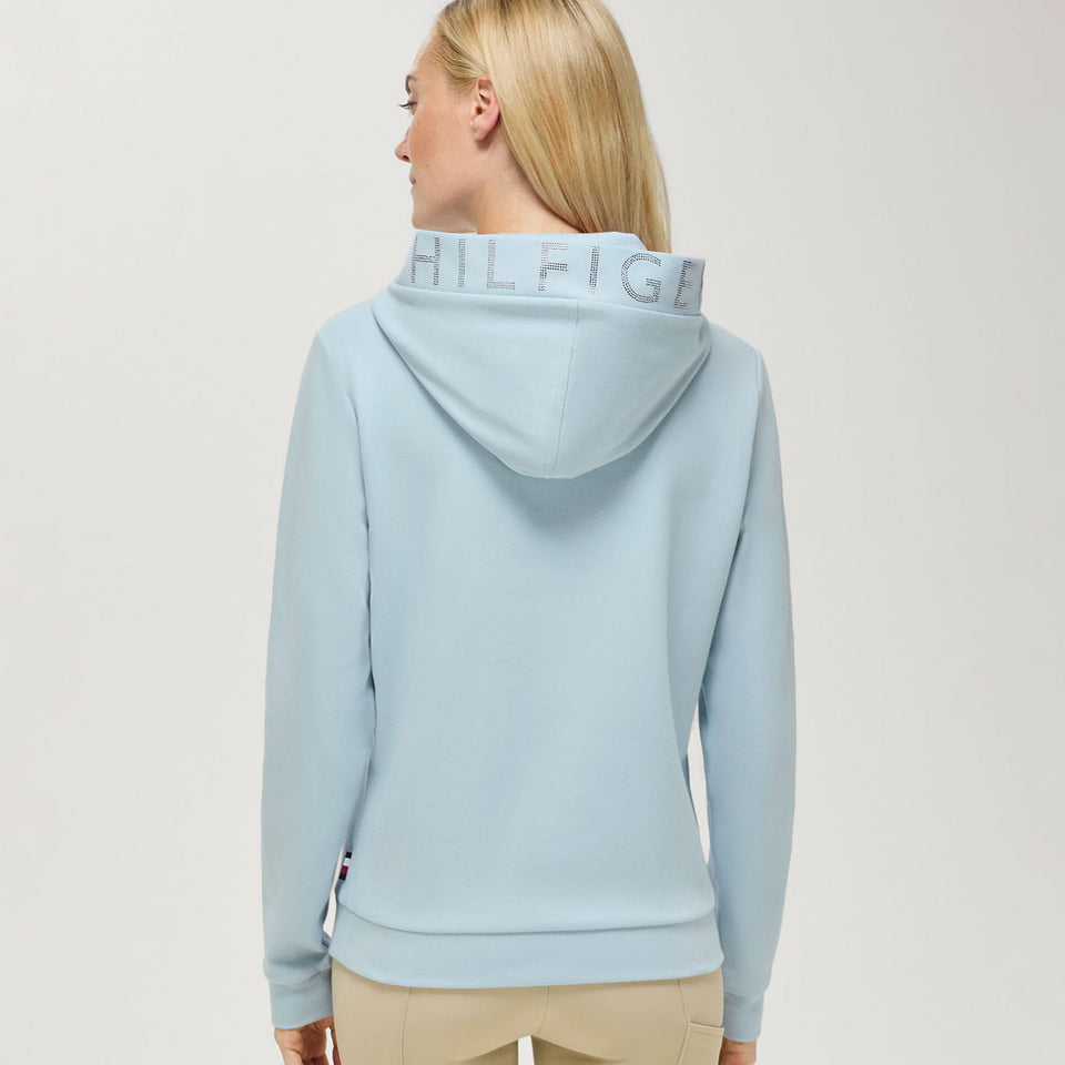 Tommy Hilfiger Hollywood Rhinestone Hoodie - Sweet Blue