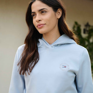 Tommy Hilfiger Hollywood Rhinestone Hoodie - Sweet Blue