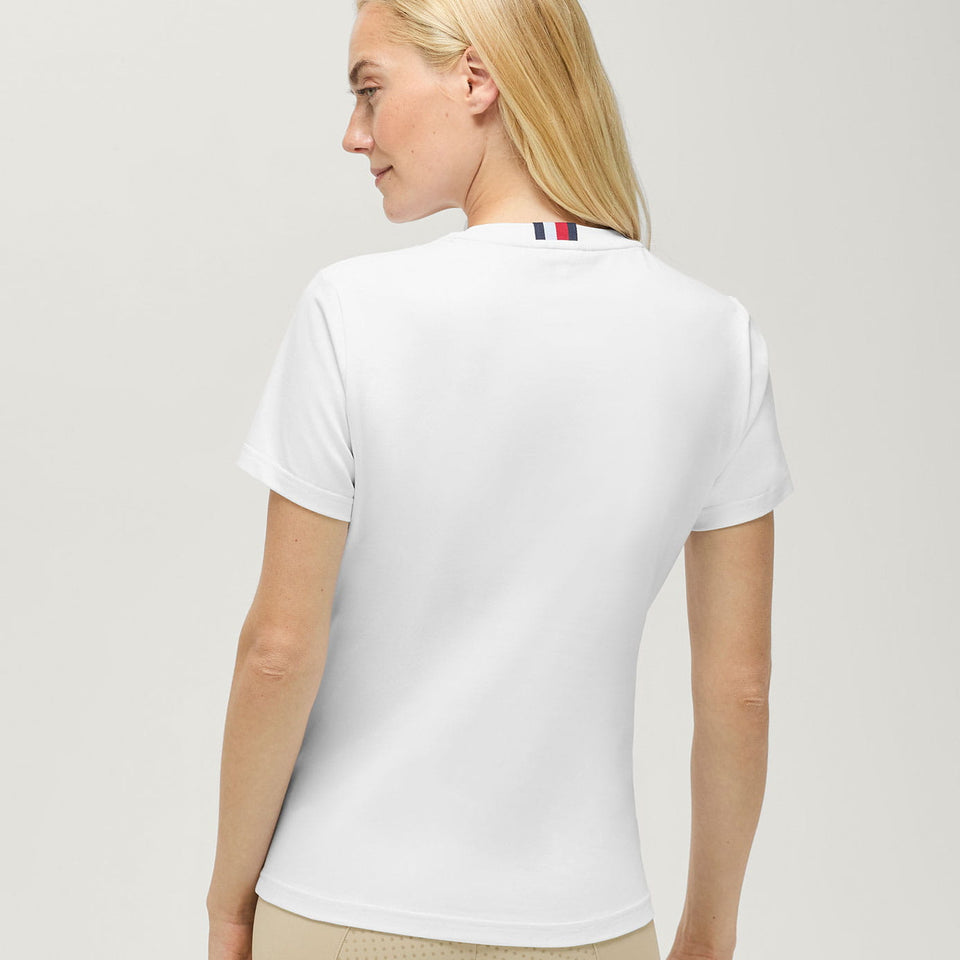 Tommy Hilfiger Malibu Rhinestone T-Shirt - Optic White