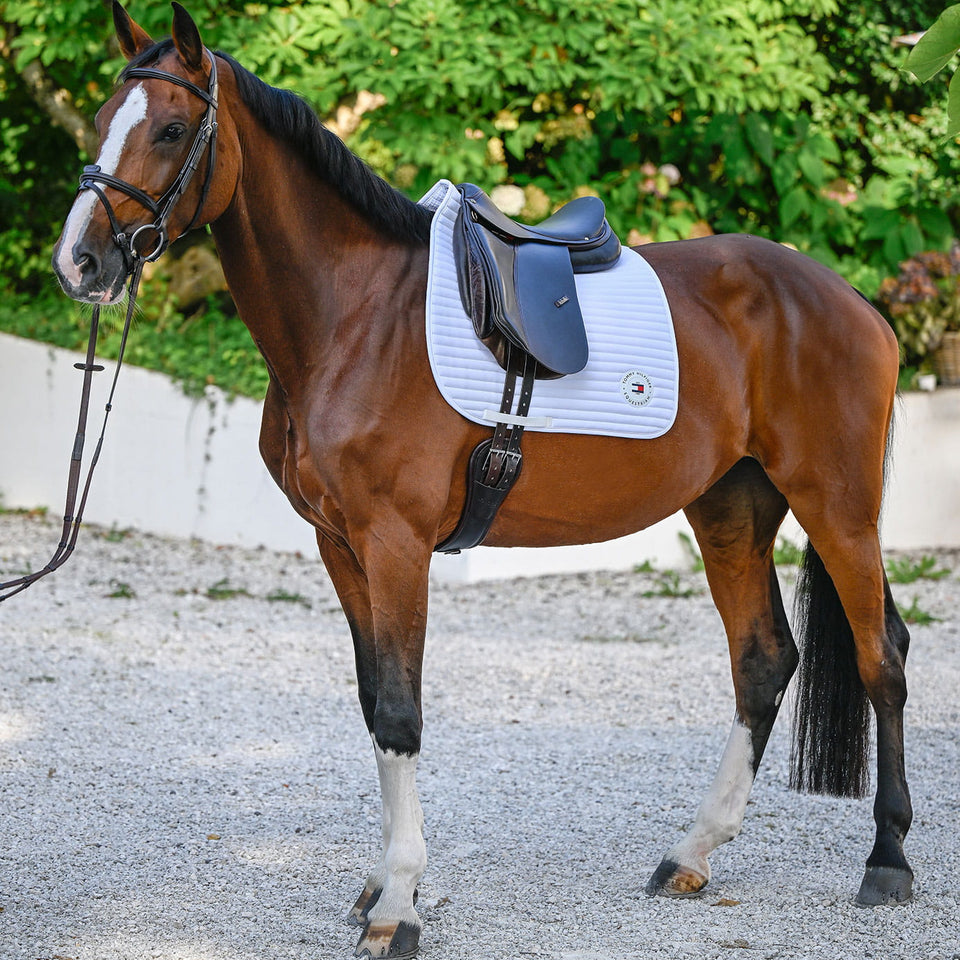 Tommy Hilfiger Upstate Dressage Saddle Cloth - Optic White