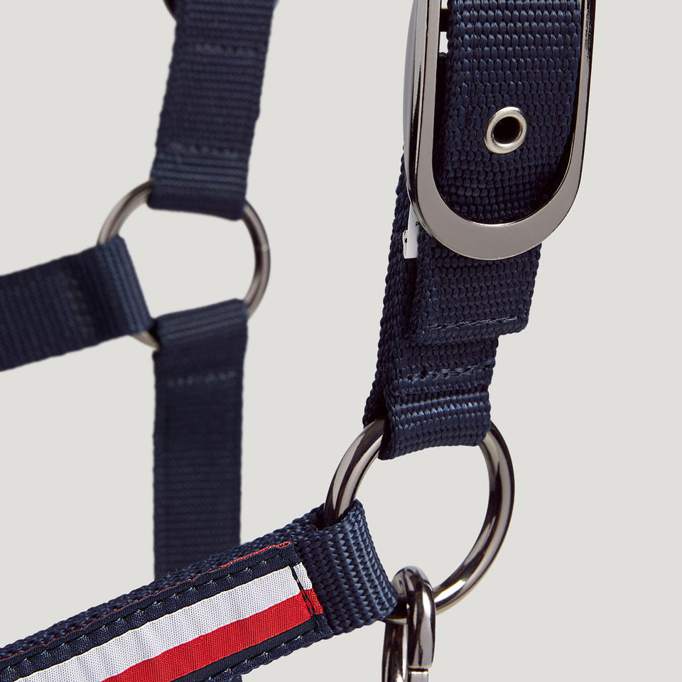 Tommy Hilfiger Yale Headcollar and Lead Rope Set - Desert Sky