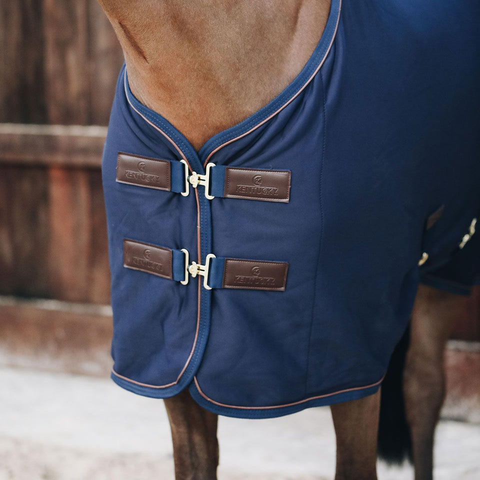 Kentucky Horsewear Fleece Cooler Rug - Navy