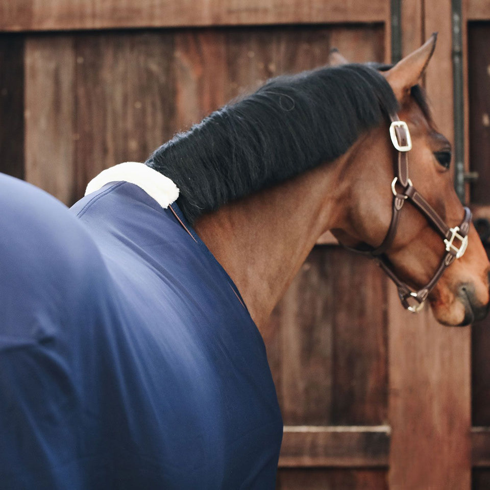 Kentucky Horsewear Fleece Cooler Rug - Navy