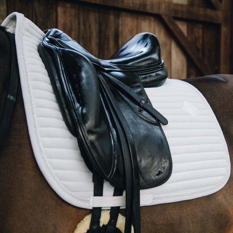 Kentucky Horsewear Dressage Saddle Cloth Pearls - White