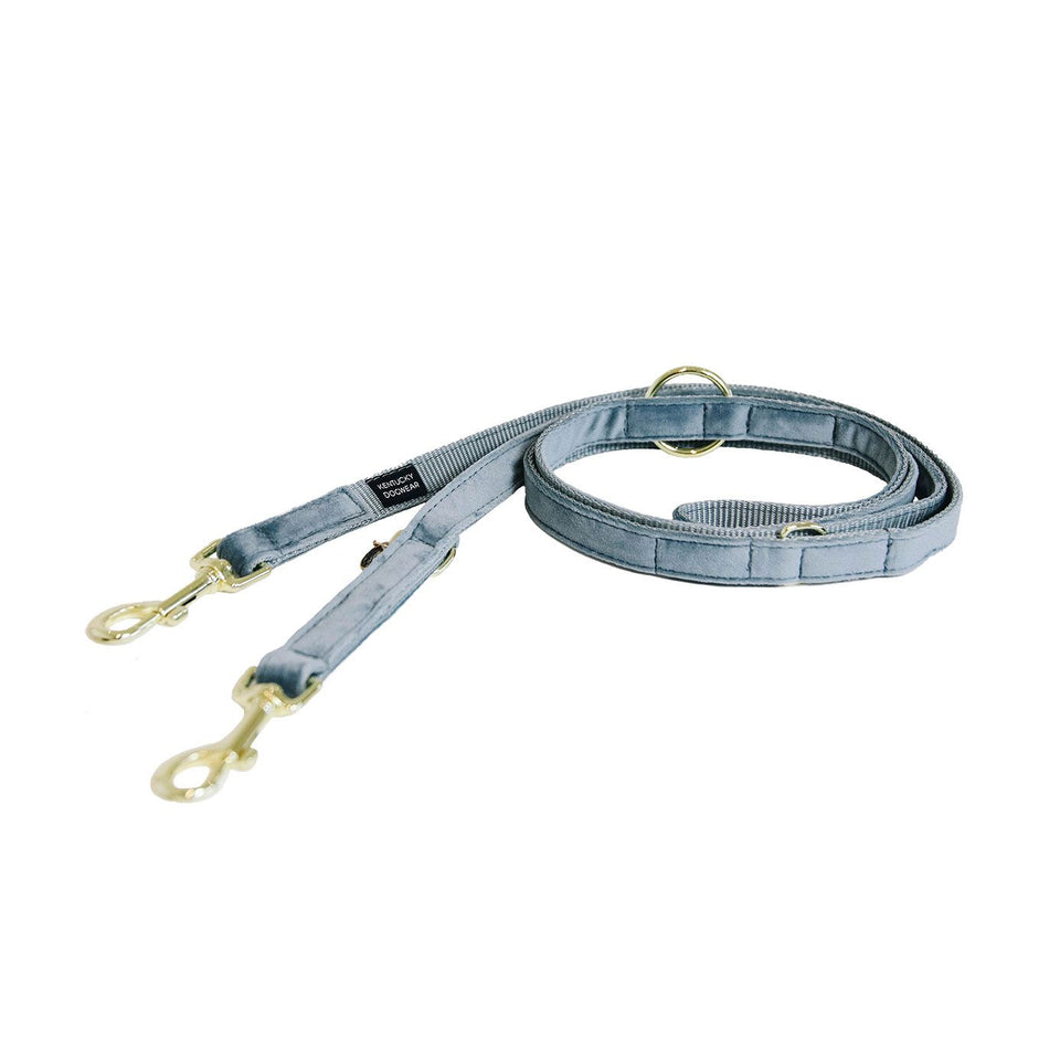 Kentucky Dogwear Velvet Dog Lead - Light Blue