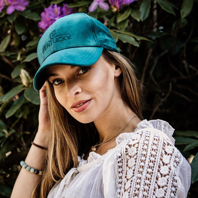 Kentucky Horsewear Velvet Baseball Cap - Old Rose
