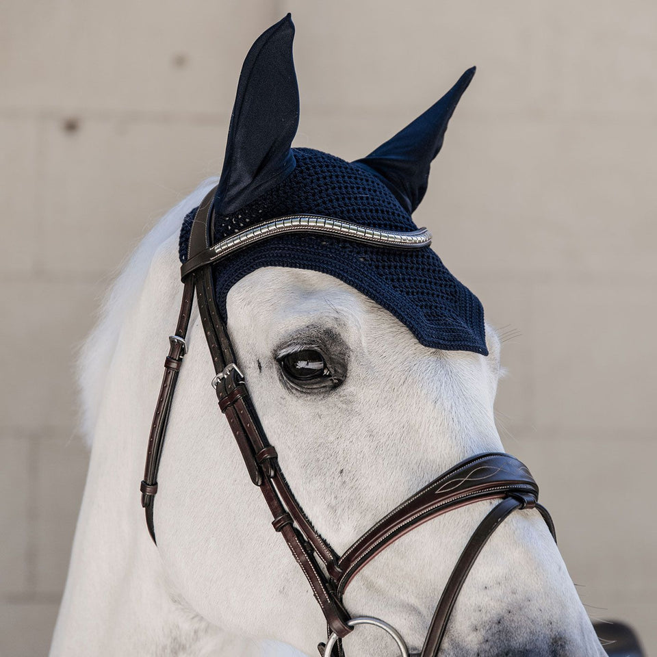 Kentucky Horsewear Wellington Fly Veil - Dark Navy