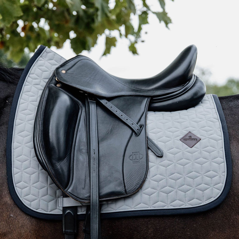 Kentucky Horsewear Softshell Dressage Saddle Cloth - Grey