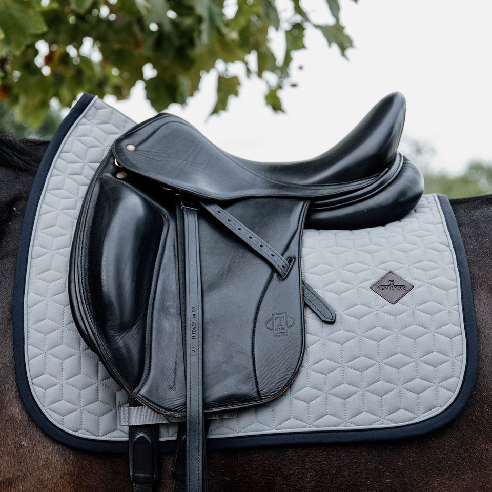 Kentucky Horsewear Softshell Dressage Saddle Cloth - Grey