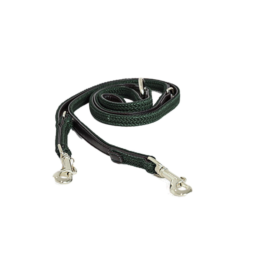 Kentucky Dogwear Plaited Nylon Dog Lead - Olive Green