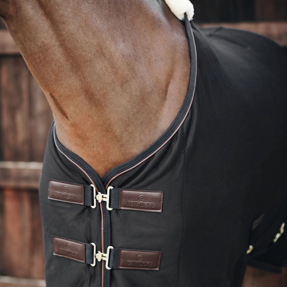 Kentucky Horsewear Fleece Cooler Rug - Black