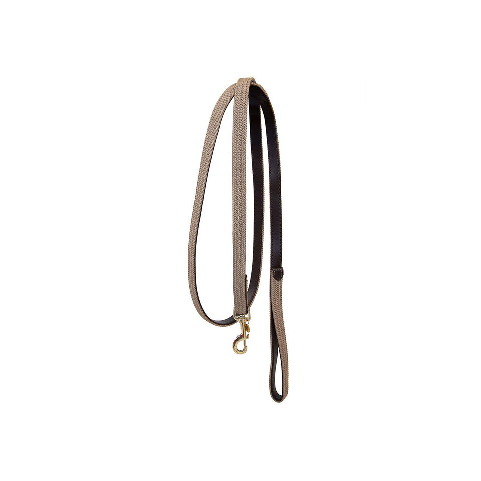 Kentucky Horsewear Plaited Nylon Horse & Dog Lead 2m - Beige