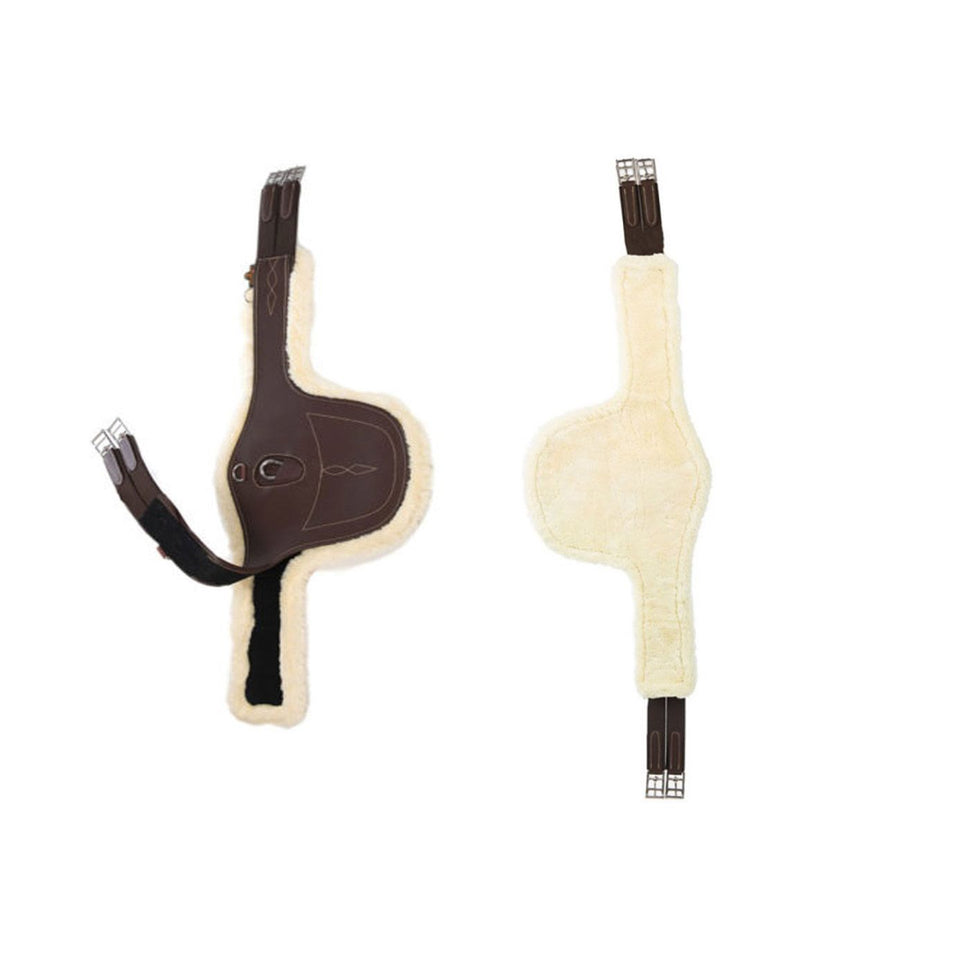 Kentucky Horsewear Sheepskin Stud Girth - Brown