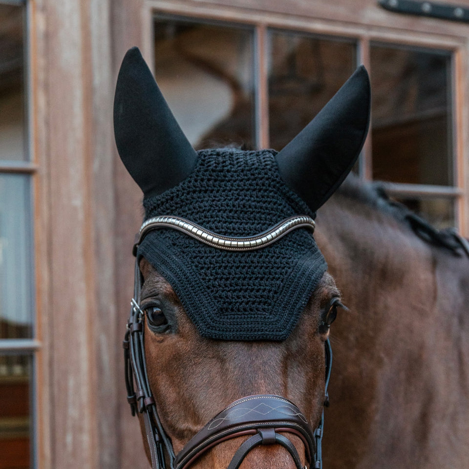 Kentucky Horsewear Wellington Fly Veil - Black