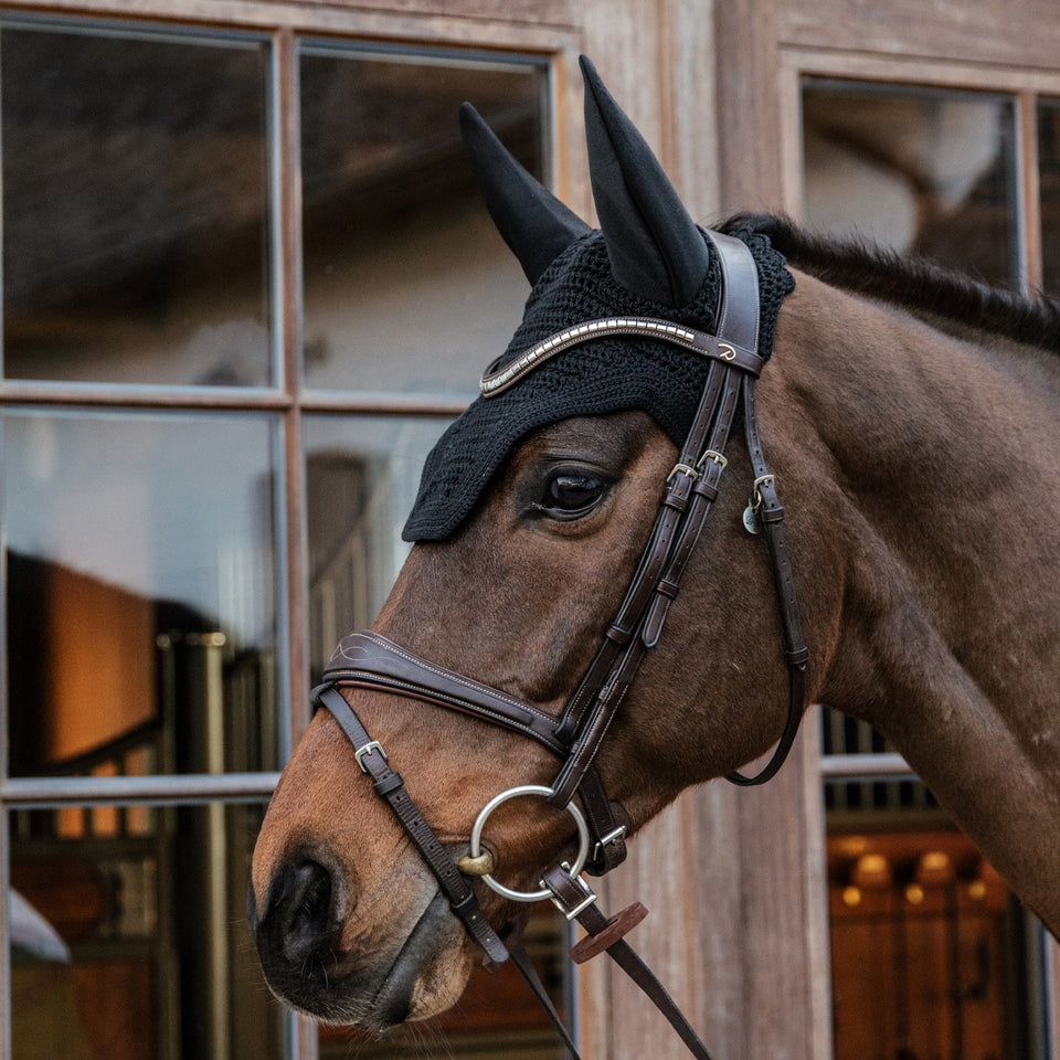 Kentucky Horsewear Wellington Fly Veil - Black